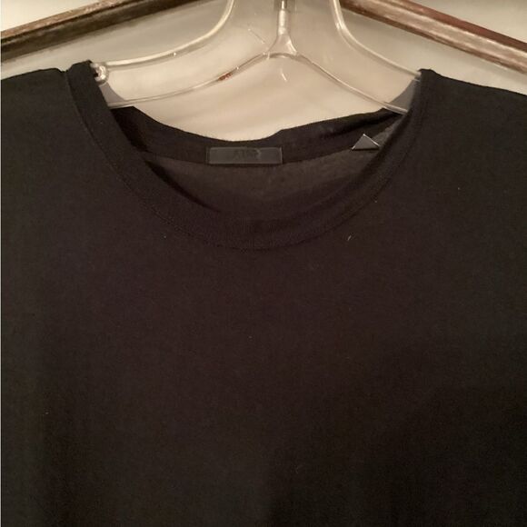 ATM ANTHONY THOMAS MELILLO SIZE LARGE BLACK LONG SLEEVE MODAL MAXI DRESS - Picture 5 of 9